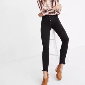 Madewell 9” high rise jean in berkeley black 24